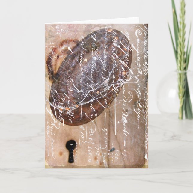 Tangenthål för vintage kort (Framsida)