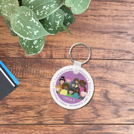 Tangentkedja för kvinnodagen 8 Internationell Nyckelring