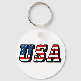 Tangentkedja för USA flagga Nyckelring