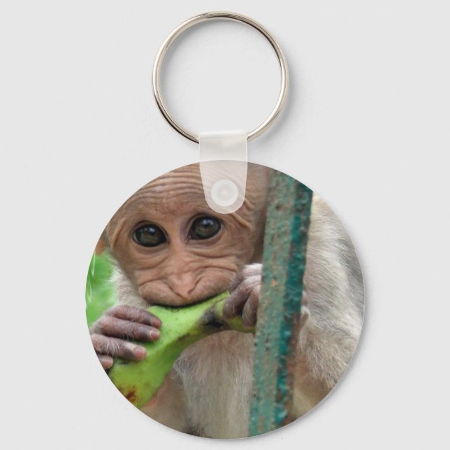 Tangentkedja i Monkey Bild Nyckelring (Framsida)