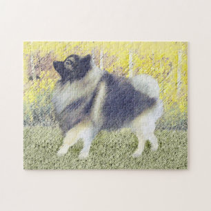 Tangentliska Aspen-målning - Cute Original Hund Pussel
