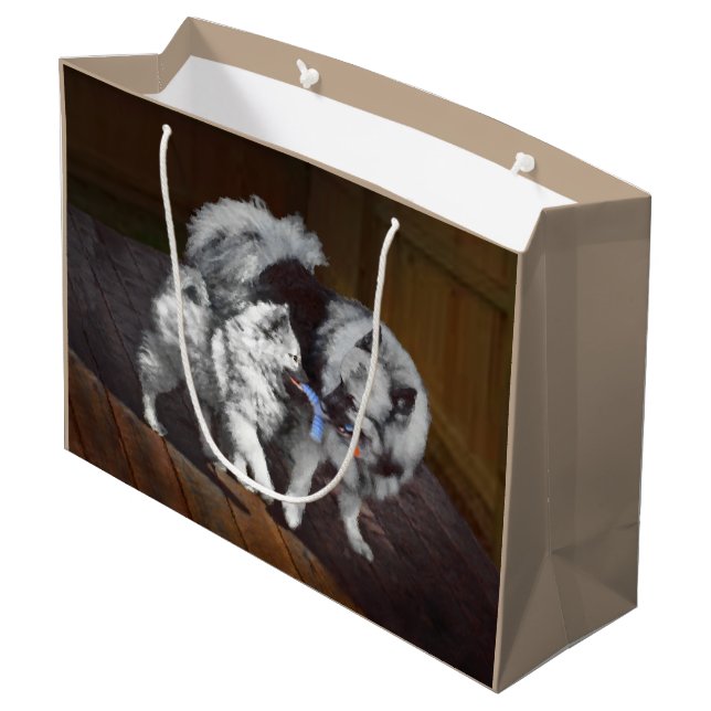 Tangenttidsmålning - Cute Original Hund Art (Baksidan Vinklad)