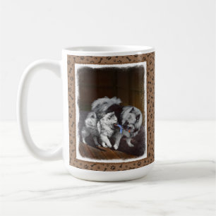 Tangenttidsmålning - Cute Original Hund Art Kaffemugg