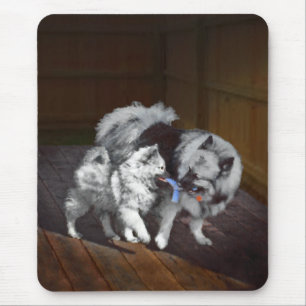 Tangenttidsmålning - Cute Original Hund Art Musmatta