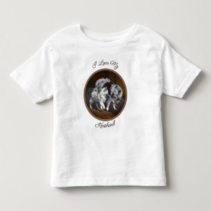 Tangenttidsmålning - Cute Original Hund Art T Shirt