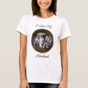 Tangenttidsmålning - Cute Original Hund Art T Shirt
