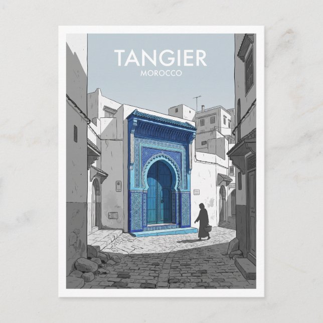 Tanger Marocko Vykort (Framsida)