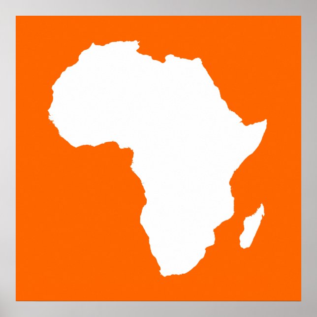 Tangerine Audacious Afrika Poster (Framsidan)