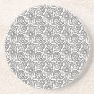 Tangerine Black Paisley Underlägg