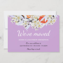 Tangerine Citrus Botanical Wand Blommigt New Home Meddelande