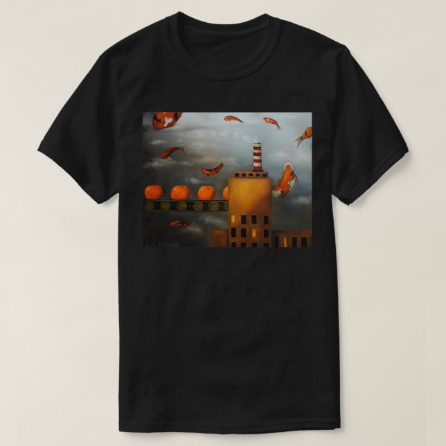 Tangerine Dream Classic TShirt T Shirt (Design framsida)