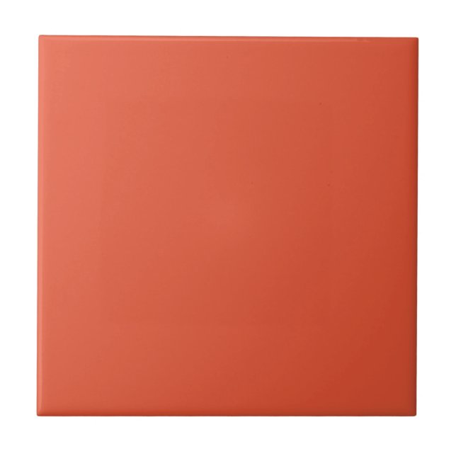 Tangerine-Färgad Kakelplatta (Framsidan)