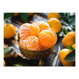 Tangerine Fruit Photography Fototryck
