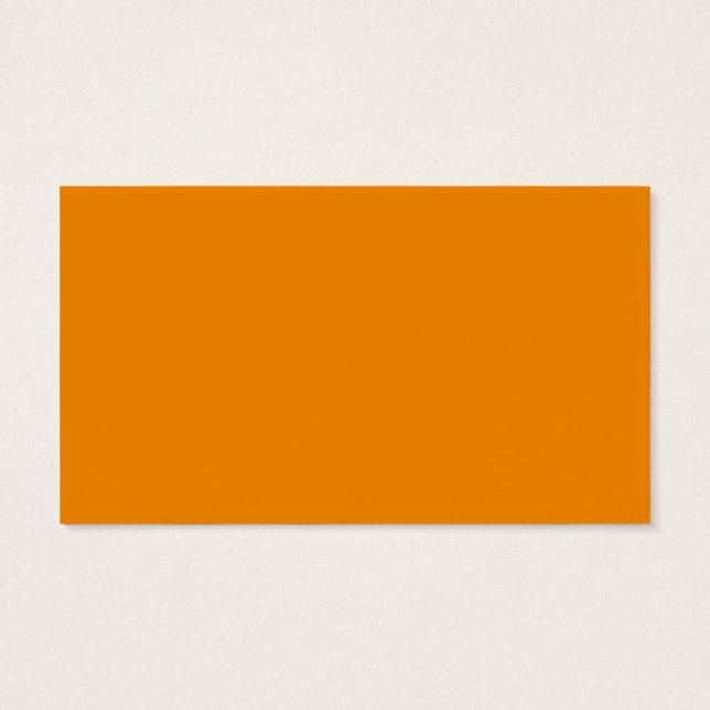 Tangerine hex-kod F28500 Visitkort (Baksidan)