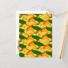 Tangerine Mönster sommaren Vykort
