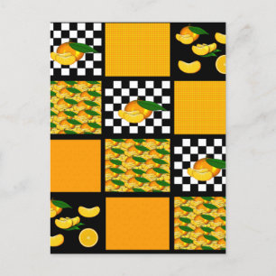 Tangerine och Play Patchwork Vykort