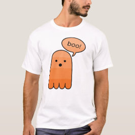 Tangerine Orange Boo Ghost Halloween T Shirt