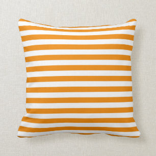 Tangerine Orange Classic Rand Pillow Kudde