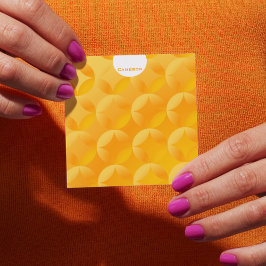 Tangerine Orange Graphic Design Personlig Post-it Block