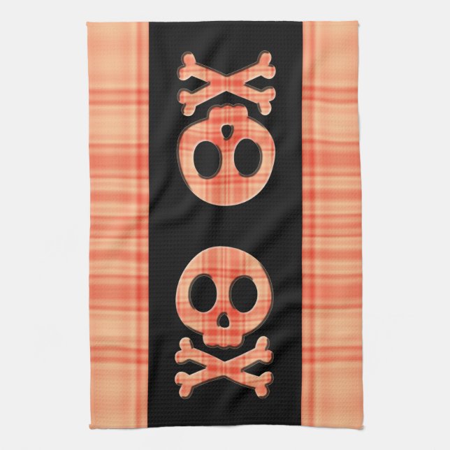 Tangerine Play Skull Kökshandduk (Vertikal)