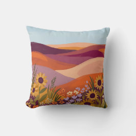 Tangerine & Plum Prairie Kastkudde Kudde