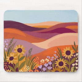 Tangerine & Plum Prairie Musmatta – Abstrakt