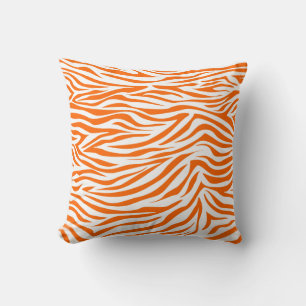 Tangerine Safari Sebra Kudde