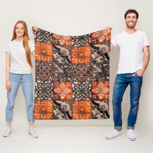 Tangerine Tile Fleecefilt