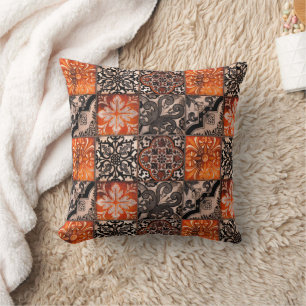 Tangerine Tile Kudde