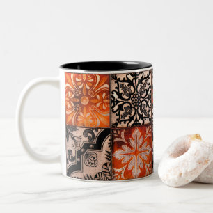 Tangerine Tile Två-Tonad Mugg