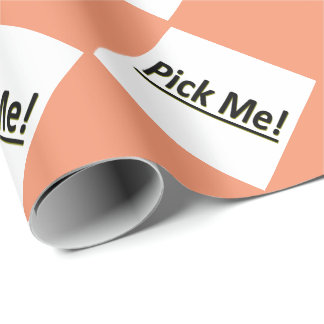 Tangerinegåva som slår in papper presentpapper