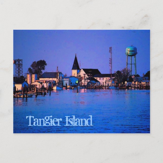 Tangier Island Postcard Vykort (Framsida)