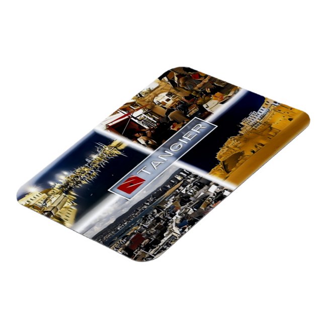 Tangier - Marocco - Mosaic - Magnet (Vänstra Sidan)