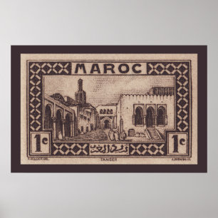 Tangier, Marocko - Poster