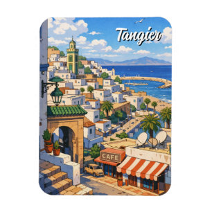 Tangier Marocko Resa Magnet