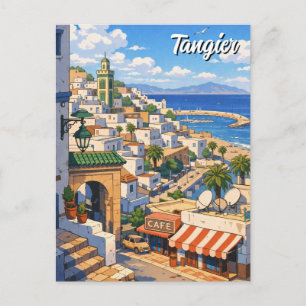 Tangier Marocko Resa Vykort