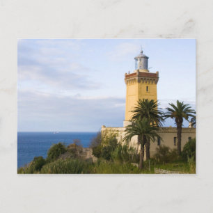Tangier Marockos fyr i Cap Spartel Vykort