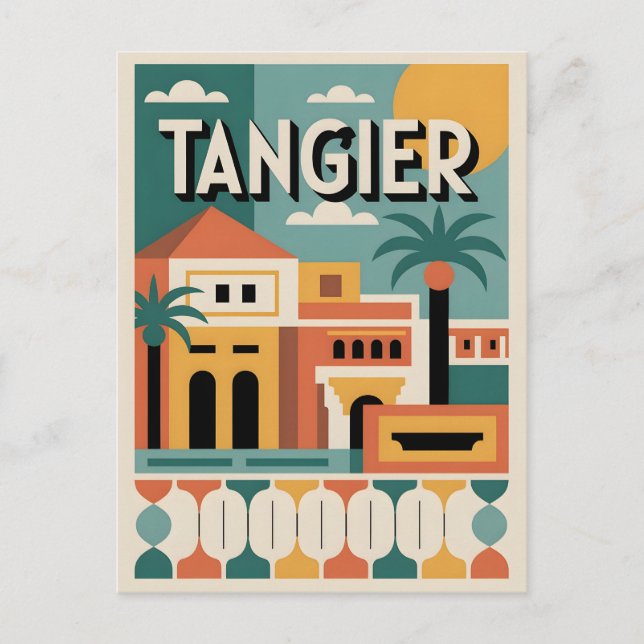 Tangier Vintage Vykort (Framsida)