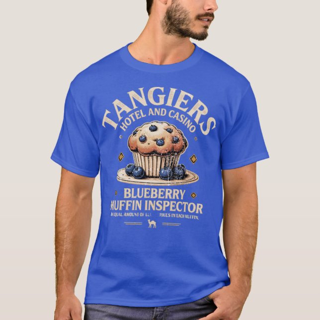 Tangiers Blueberry Muffin Inspection T Shirt (Framsida)