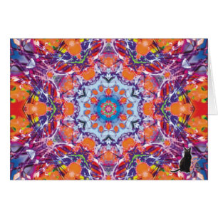 Tangiers Kaleidoscope Hälsningskort