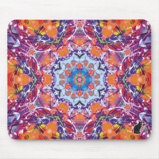 Tangiers Kaleidoscope Mouse Pad Musmatta (Framsidan)