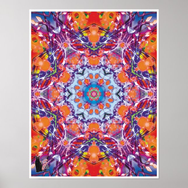 Tangiers Kaleidoscope Poster (Framsidan)