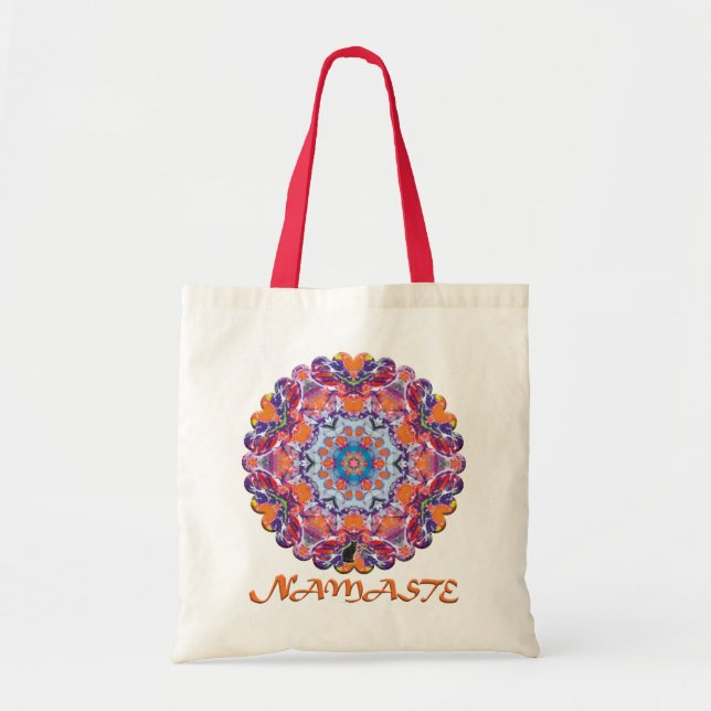 Tangiers Namaste Kaleidoscope Tygkasse (Framsidan)