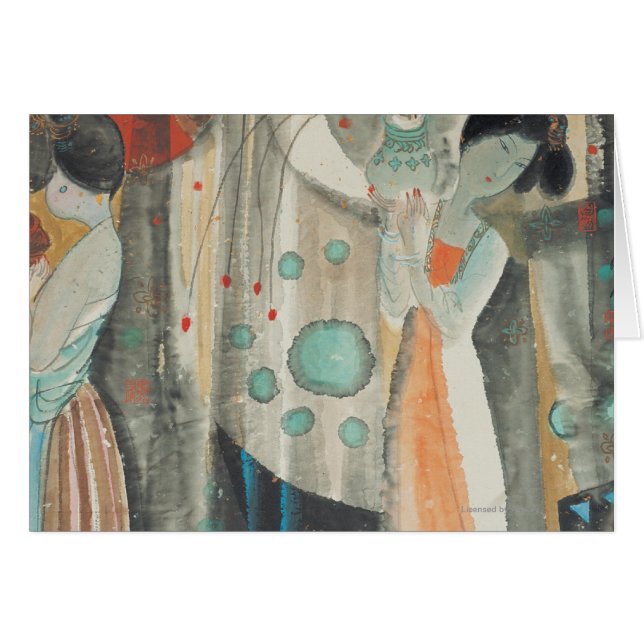 Tangkvinnor Hälsningskort (Framsidan Horizontal)