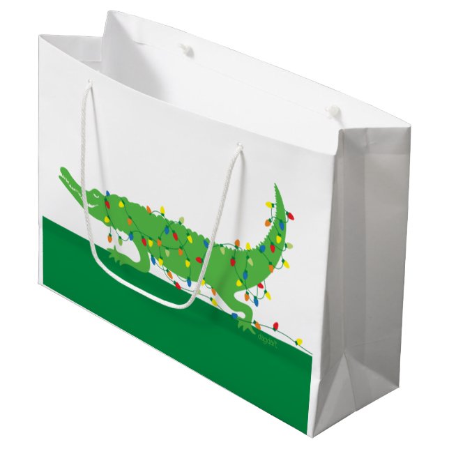 Tangle Ljus Large Gift Bag (Framsidan Vinklad)