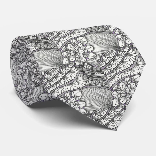 Tangled Elegance Necktie Slips (Rullad)