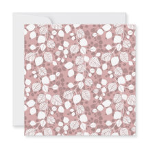 Tangled Foliage Canopy Botanicals Blush Art Card