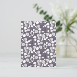 Tangled Foliage Canopy Deep Contrast Botanical Vykort