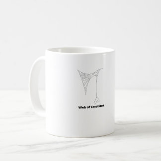 Tangled Hearts Kvinnors V-ringad T-Shirt – Minimal Kaffemugg