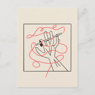 Tangled Illustrator Vykort